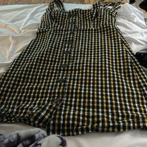 Plaid hollister dress